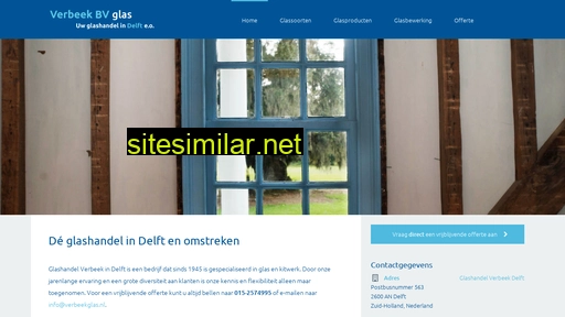 verbeekglas.nl alternative sites