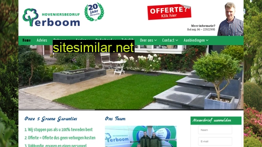 verboomhoveniers.nl alternative sites