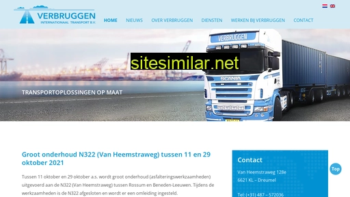 verbruggentransport.nl alternative sites