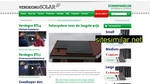 verdegrosolar.nl alternative sites
