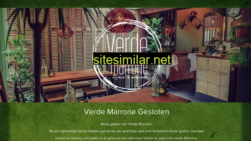 verdemarrone.nl alternative sites