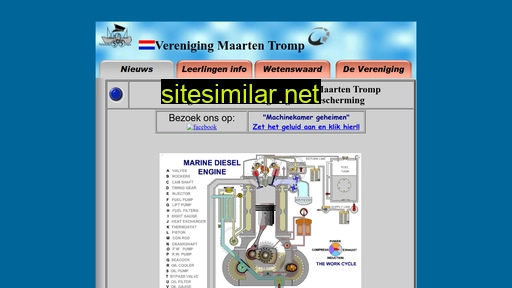 verenigingmaartentromp.nl alternative sites