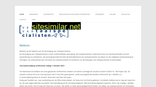 verenigingvantaalspecialisten.nl alternative sites