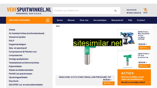 verfspuitwinkel.nl alternative sites