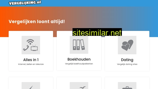 vergelijking.nl alternative sites