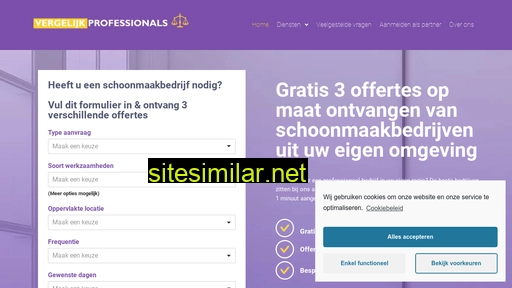 vergelijkprofessionals.nl alternative sites