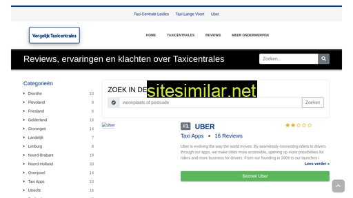 vergelijktaxicentrales.nl alternative sites