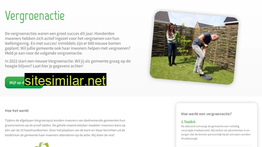 vergroenactie.nl alternative sites