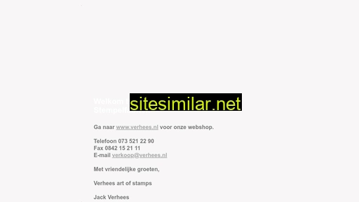 verhees.nl alternative sites
