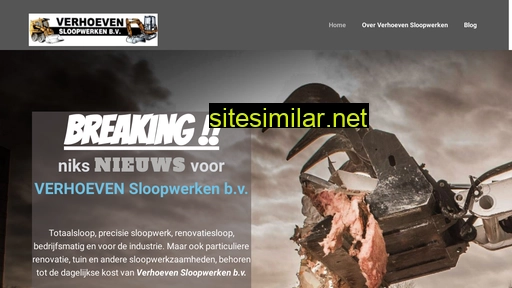 verhoevensloopwerken.nl alternative sites