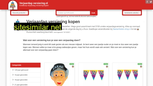 verjaardag-versiering.nl alternative sites