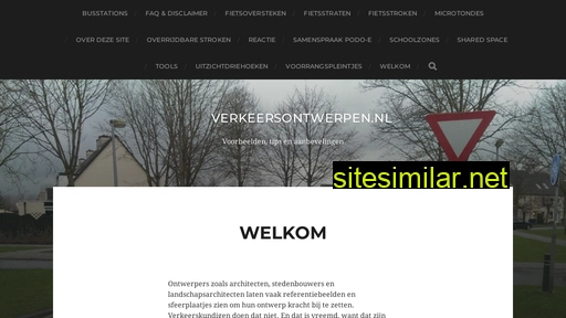 verkeersontwerpen.nl alternative sites