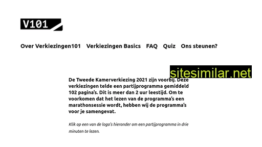 verkiezingen101.nl alternative sites