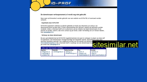 verkoopmoment.nl alternative sites