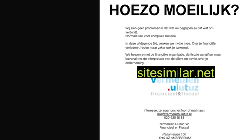 vermeulenulutuz.nl alternative sites