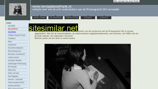 verraadannefrank.nl alternative sites