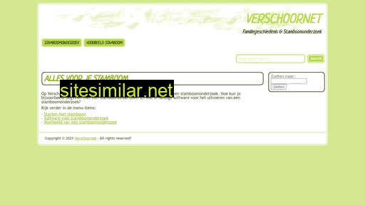 verschoornet.nl alternative sites
