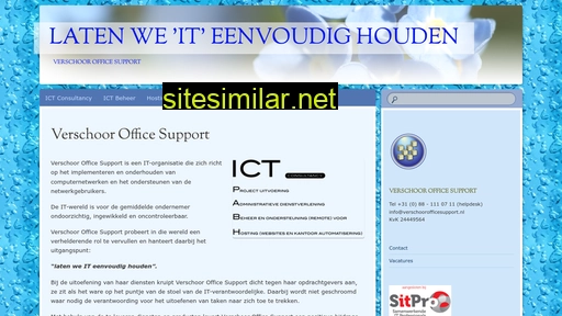 verschoorofficesupport.nl alternative sites