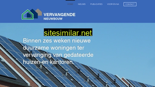 vervangendenieuwbouw.nl alternative sites