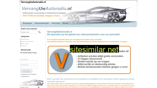 vervanguwautoradio.nl alternative sites