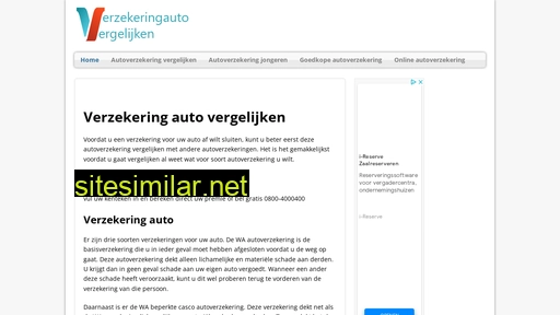 verzekeringautovergelijken.nl alternative sites