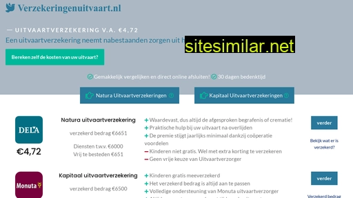 verzekeringenuitvaart.nl alternative sites