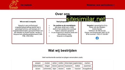 vespula.nl alternative sites