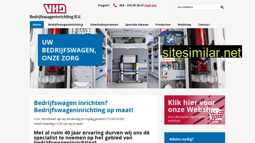 vhd-bedrijfswageninrichting.nl alternative sites