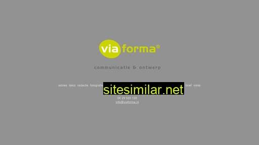 viaforma.nl alternative sites