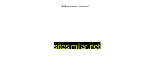 via-optima.nl alternative sites