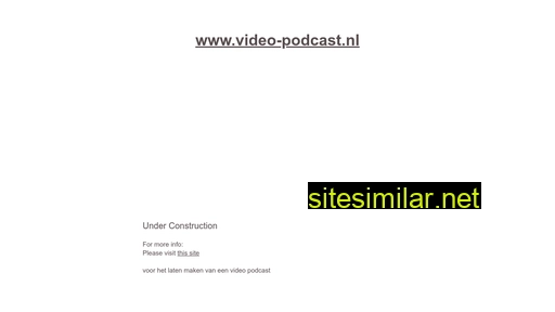 video-podcast.nl alternative sites