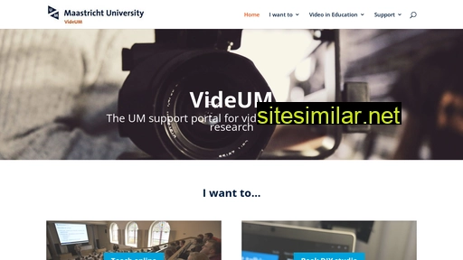 videum.library.maastrichtuniversity.nl alternative sites