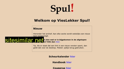 vieslekkerspul.nl alternative sites