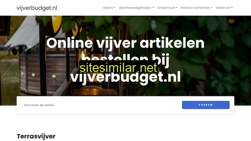 vijverbudget.nl alternative sites