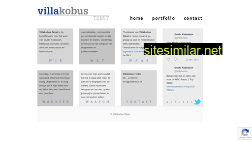 villakobus.nl alternative sites