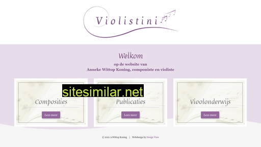 violistini.nl alternative sites
