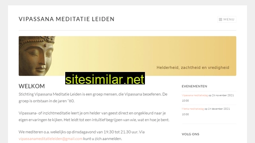 vipassanameditatieleiden.nl alternative sites