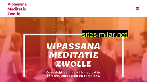 vipassanameditatiezwolle.nl alternative sites