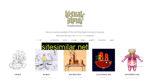 Visualinput similar sites