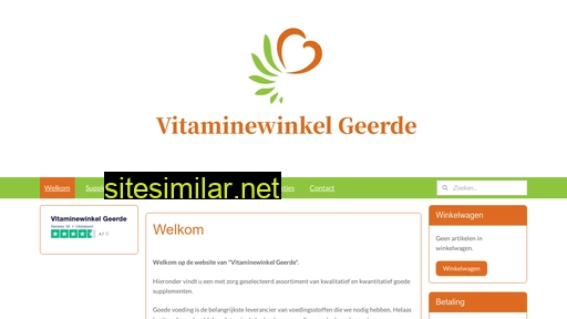 vitaminewinkelgeerde.nl alternative sites