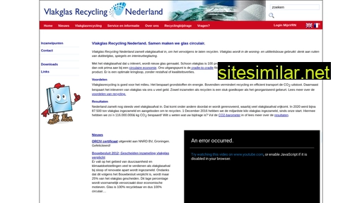 vlakglasrecycling.nl alternative sites