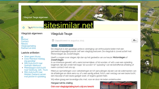 vliegclubteuge.nl alternative sites