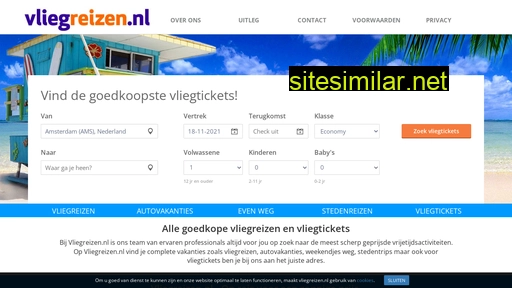 vliegreizen.nl alternative sites