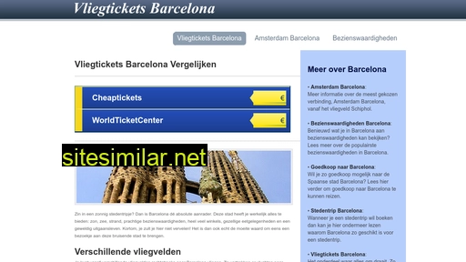 vliegticketsbarcelona.nl alternative sites