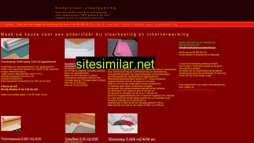 vloerkoeling-ondervloer.nl alternative sites