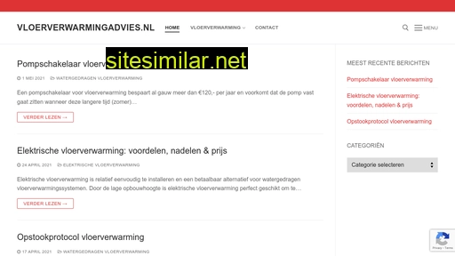vloerverwarmingadvies.nl alternative sites