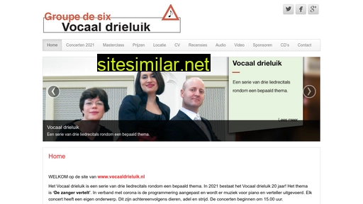 vocaaldrieluik.nl alternative sites