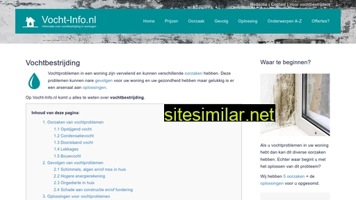 vocht-info.nl alternative sites