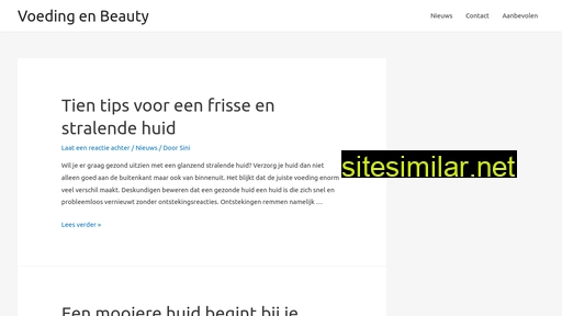 voedingenbeauty.nl alternative sites