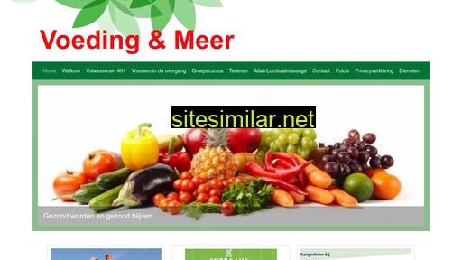 voedingmeer.nl alternative sites